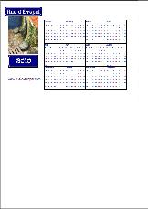 Rue d'�tropal 2010 calendar (A5 landscape)