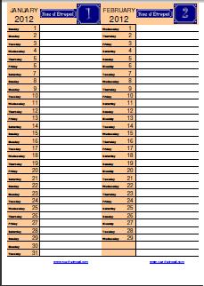 Rue d'�tropal 2012 calendar (6 page)